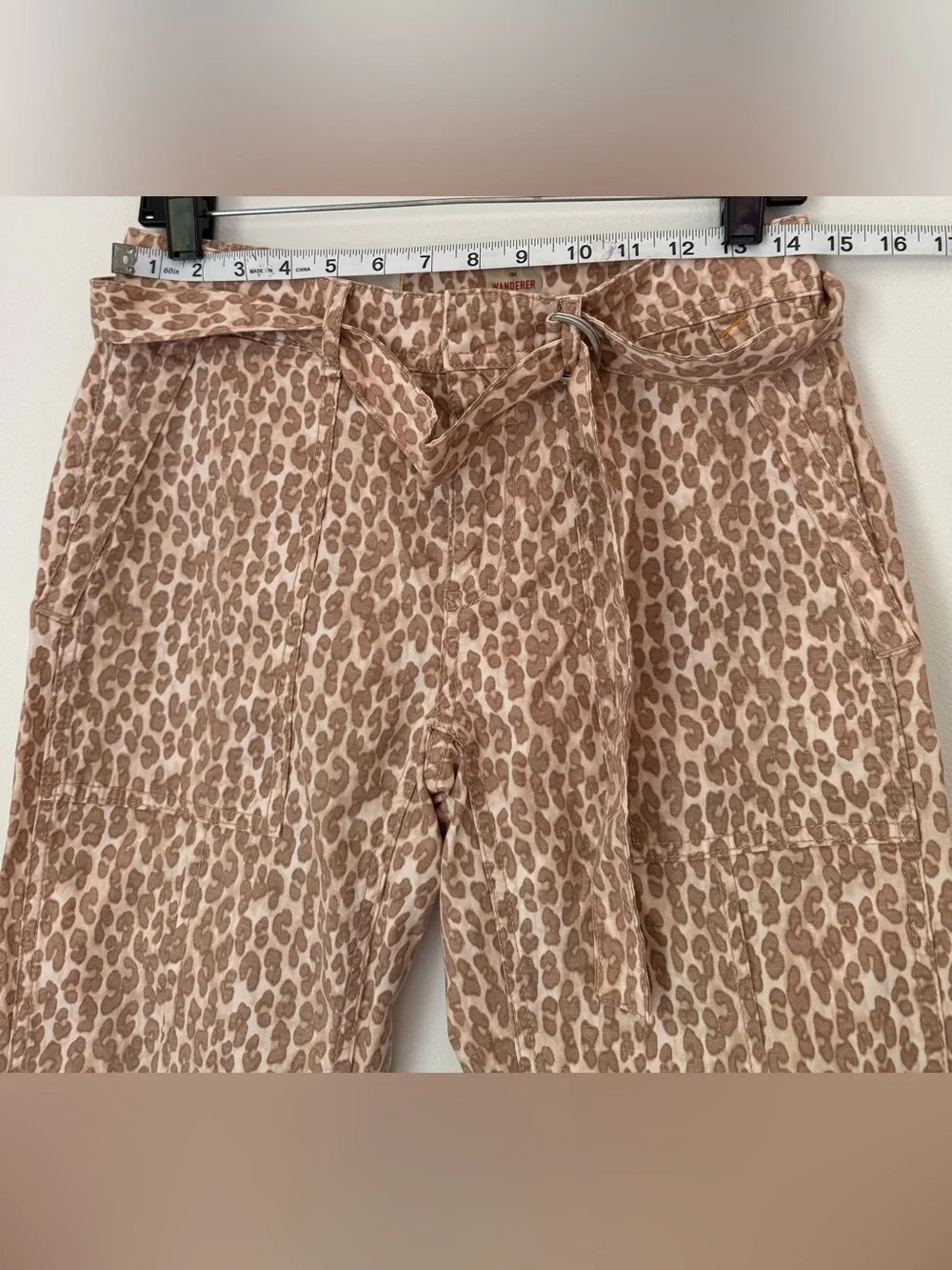 Anthropologie The Wanderer Utility Leopard Print Pants - Picture 5 of 12